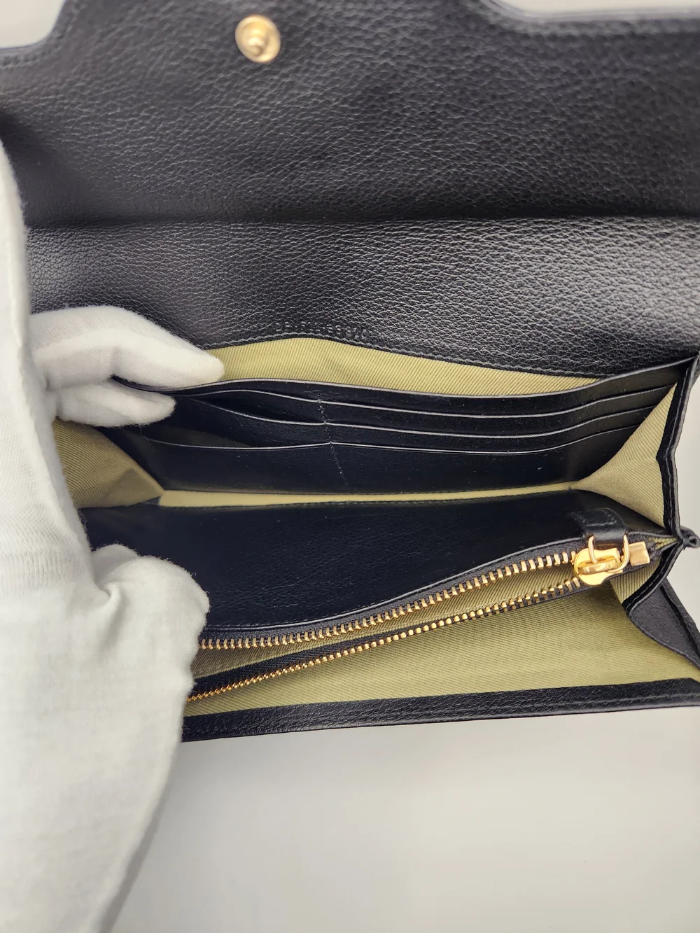 BVLGARI Isabella Rossellini Black Leather Continental Wallet – Full Set